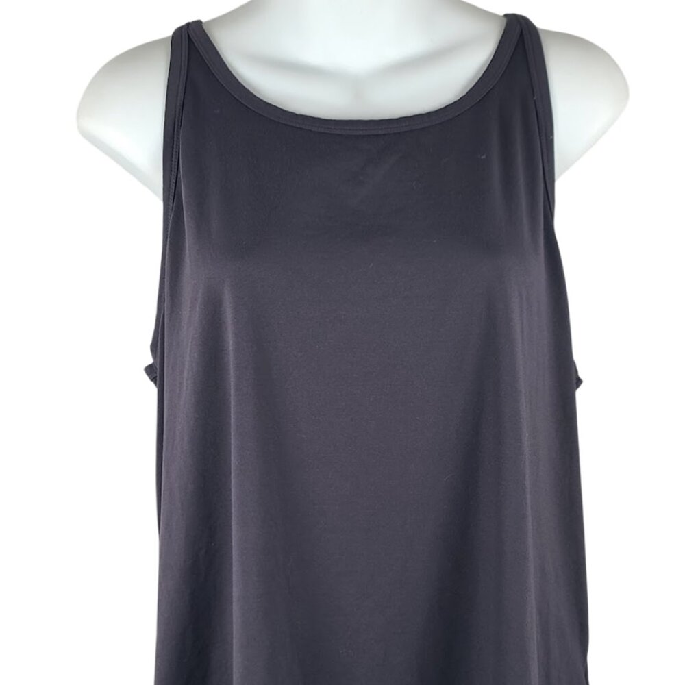 Nike Women's Black Dri-FIT Athletic Fit Sleeveless Pullover Tank Top Size L